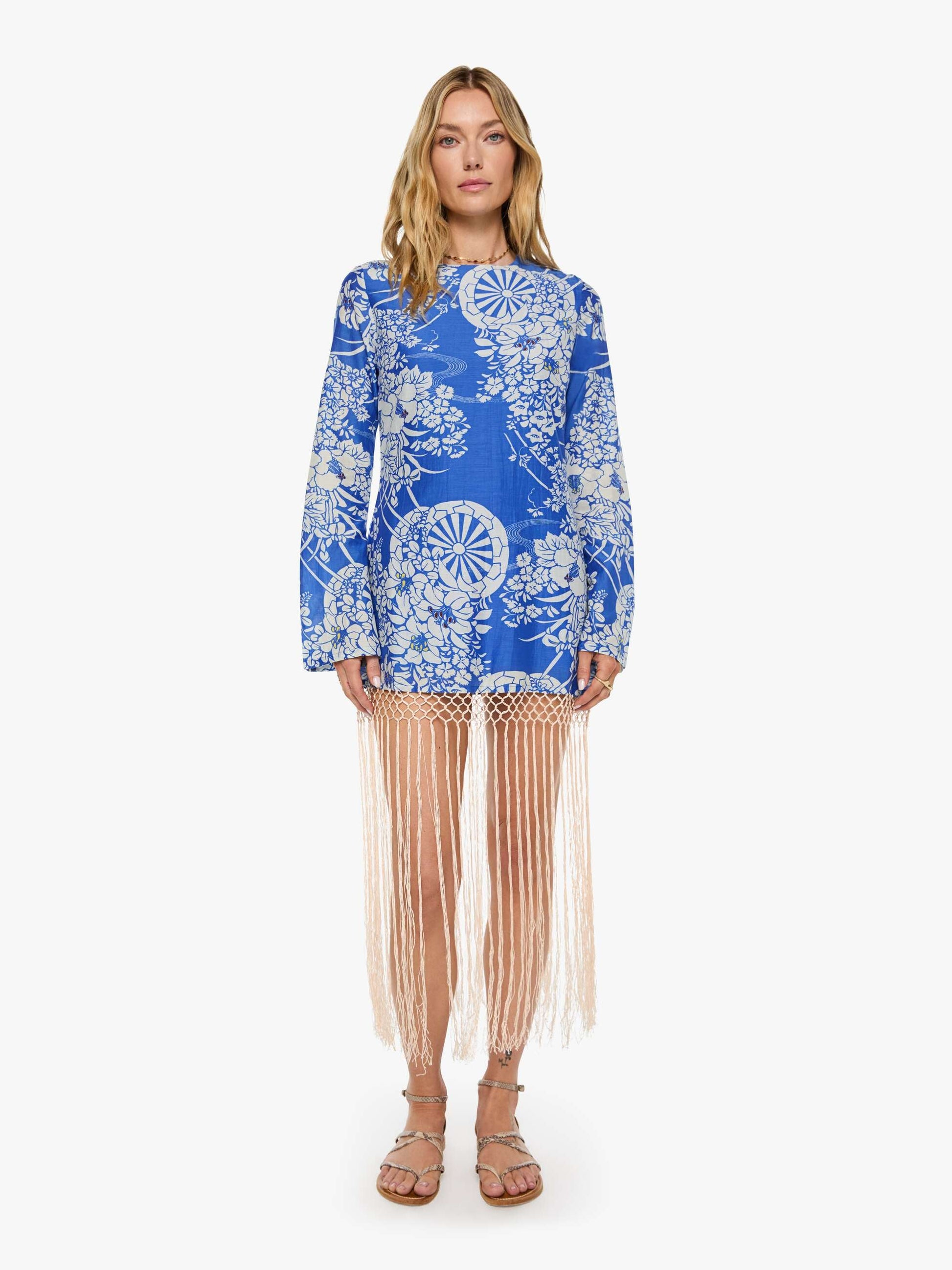 Mother Denim Alix of Bohemia Narene Dress ROYAL SPOKE