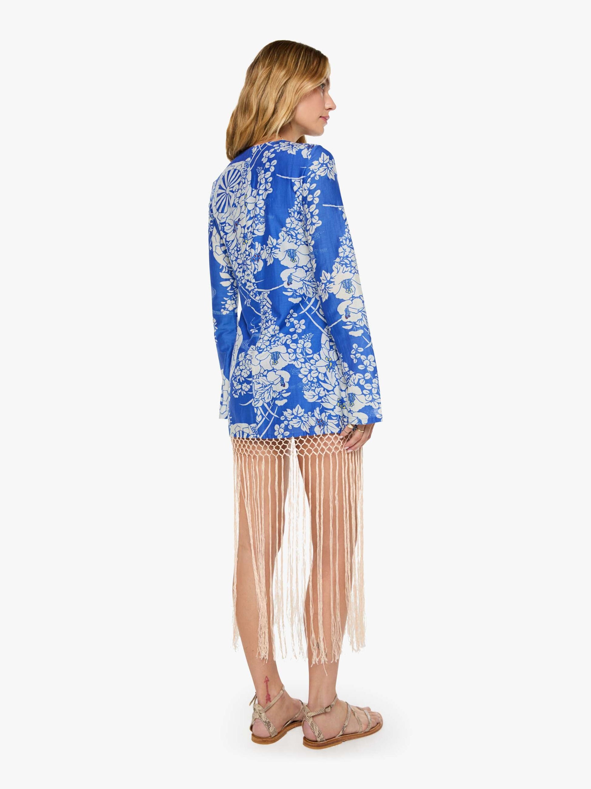 Mother Denim Alix of Bohemia Narene Dress ROYAL SPOKE
