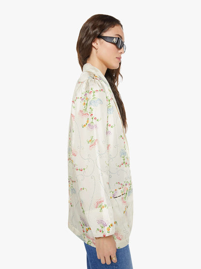 Mother Denim La Prestic Ouiston Elichou Blazer BRODERIE ECRU