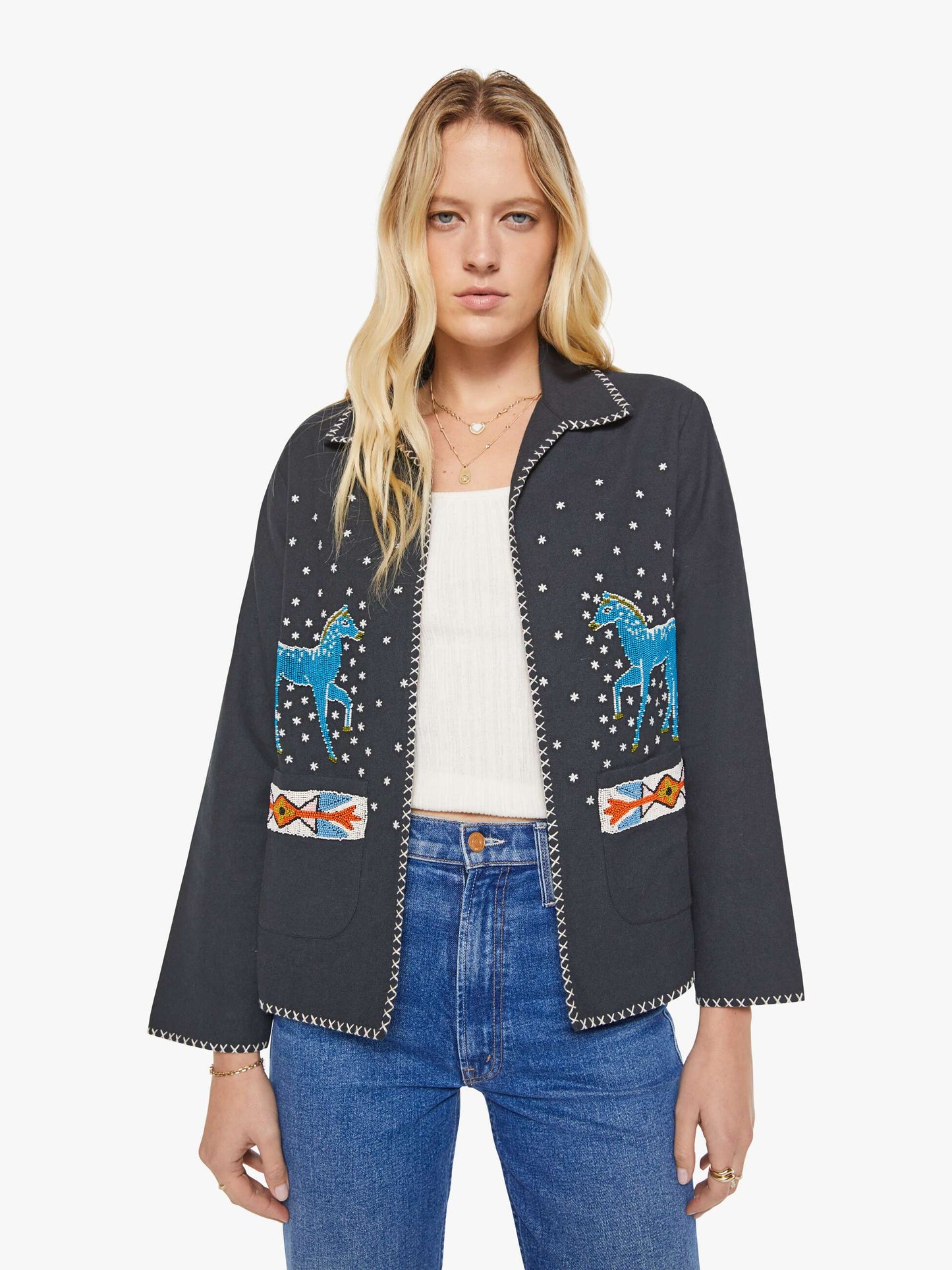Mother Denim Alix of Bohemia Francis Jacket FETE MARE