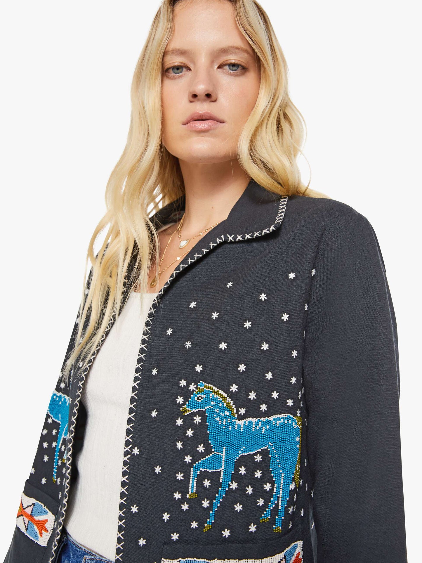 Mother Denim Alix of Bohemia Francis Jacket FETE MARE