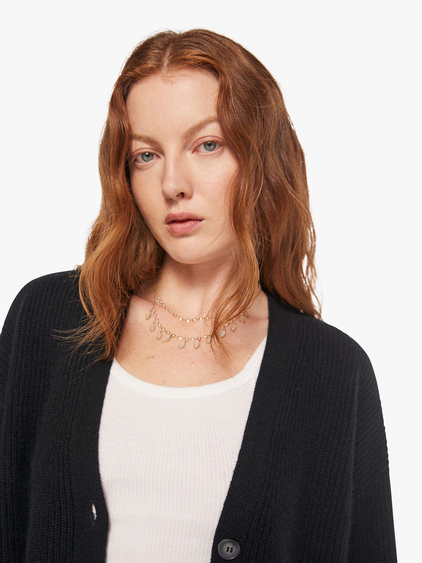 Mother Denim XiRENA Ramona Cardigan Black