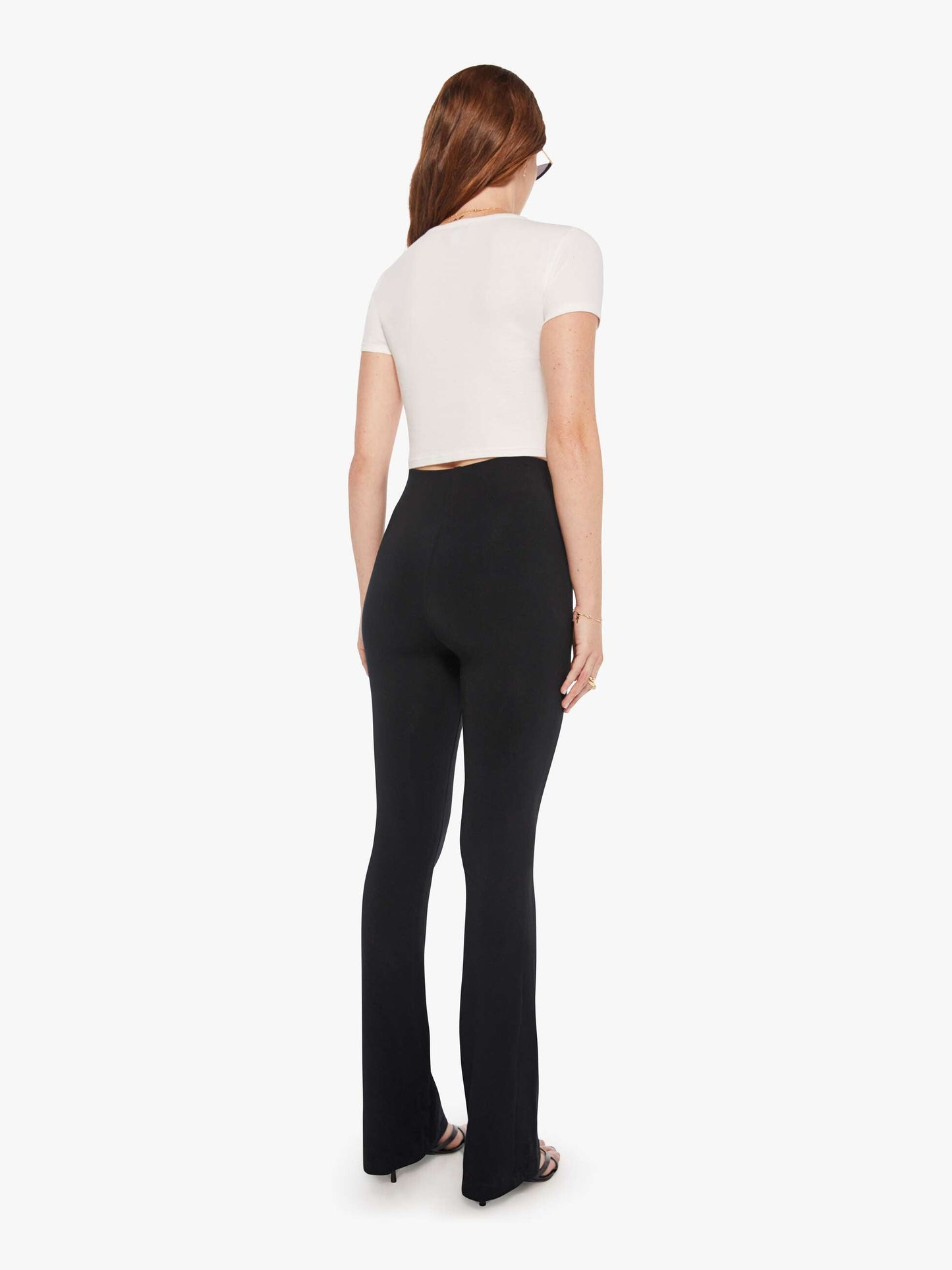 Mother Denim SPRWMN MICRO FLARE BLACK Black