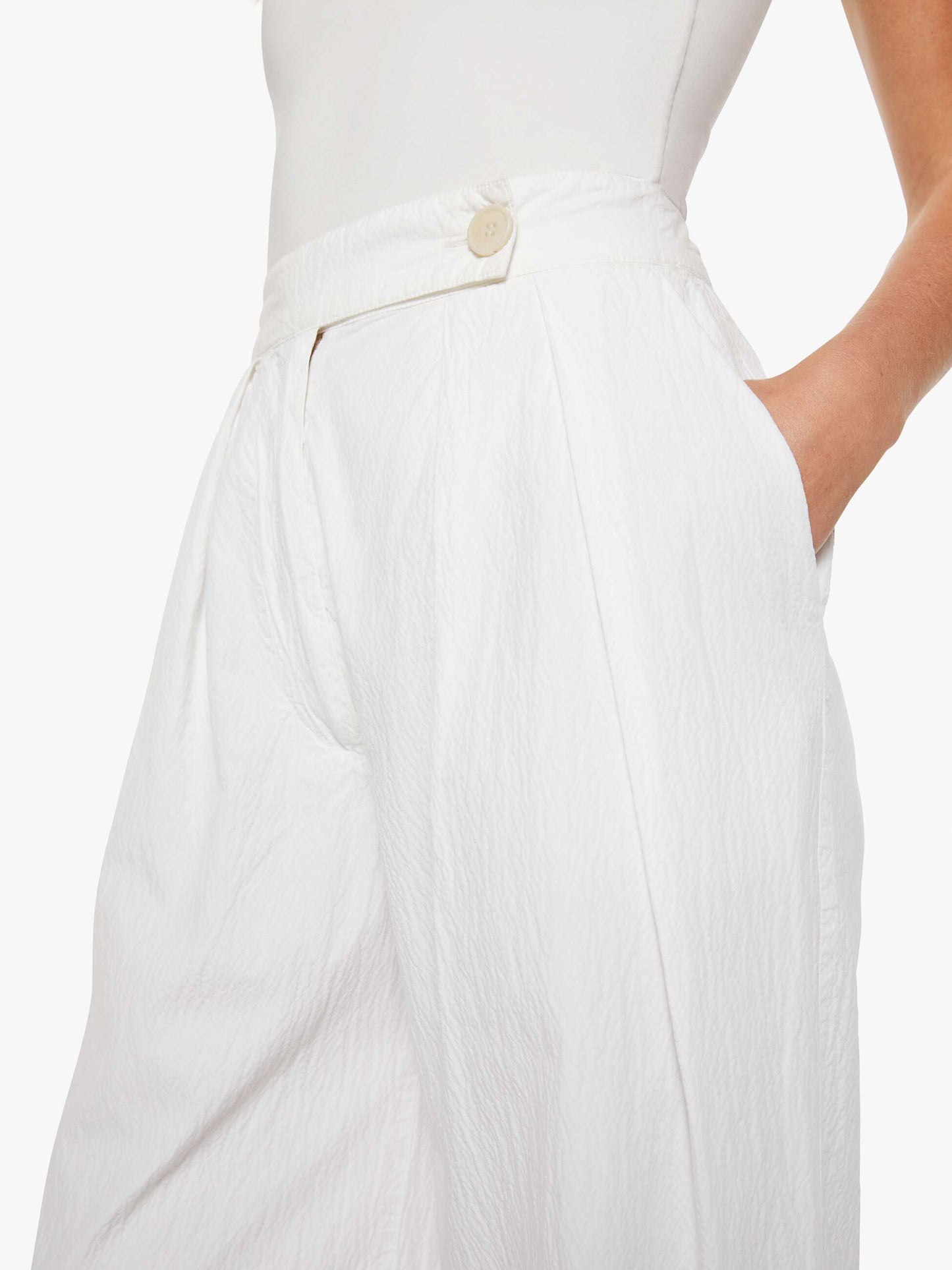 Mother Denim SABLYN Brooke B Trouser WHITE