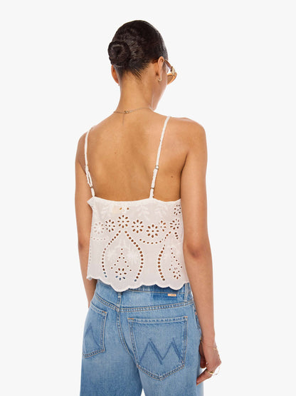 Mother Denim Natalie Martin Fern Cami ATHENA EMBROIDERY SALT