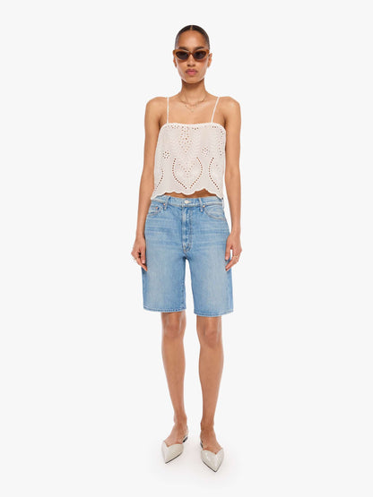 Mother Denim Natalie Martin Fern Cami ATHENA EMBROIDERY SALT