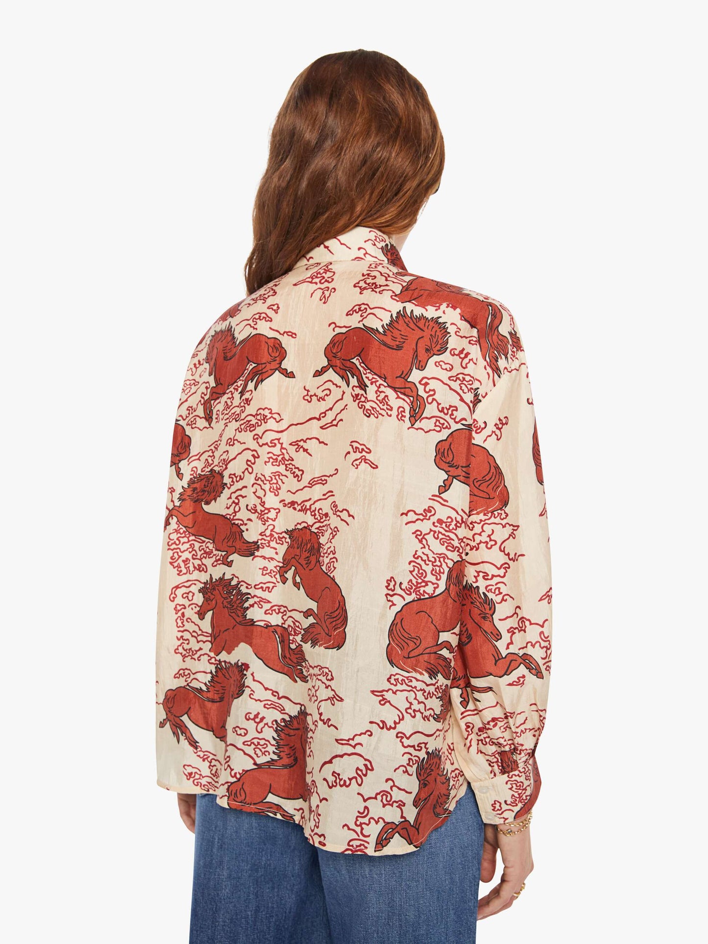 Mother Denim Alix Of Bohemia Emery Shirt ROUGE PEGASUS