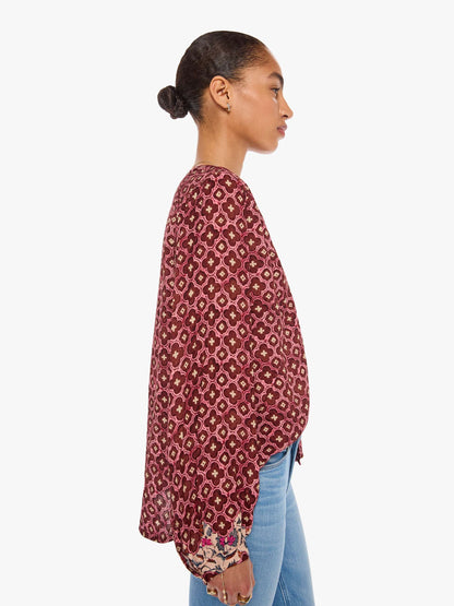 Mother Denim Natalie Martin Tolan Shirt MOSAIC SPICE