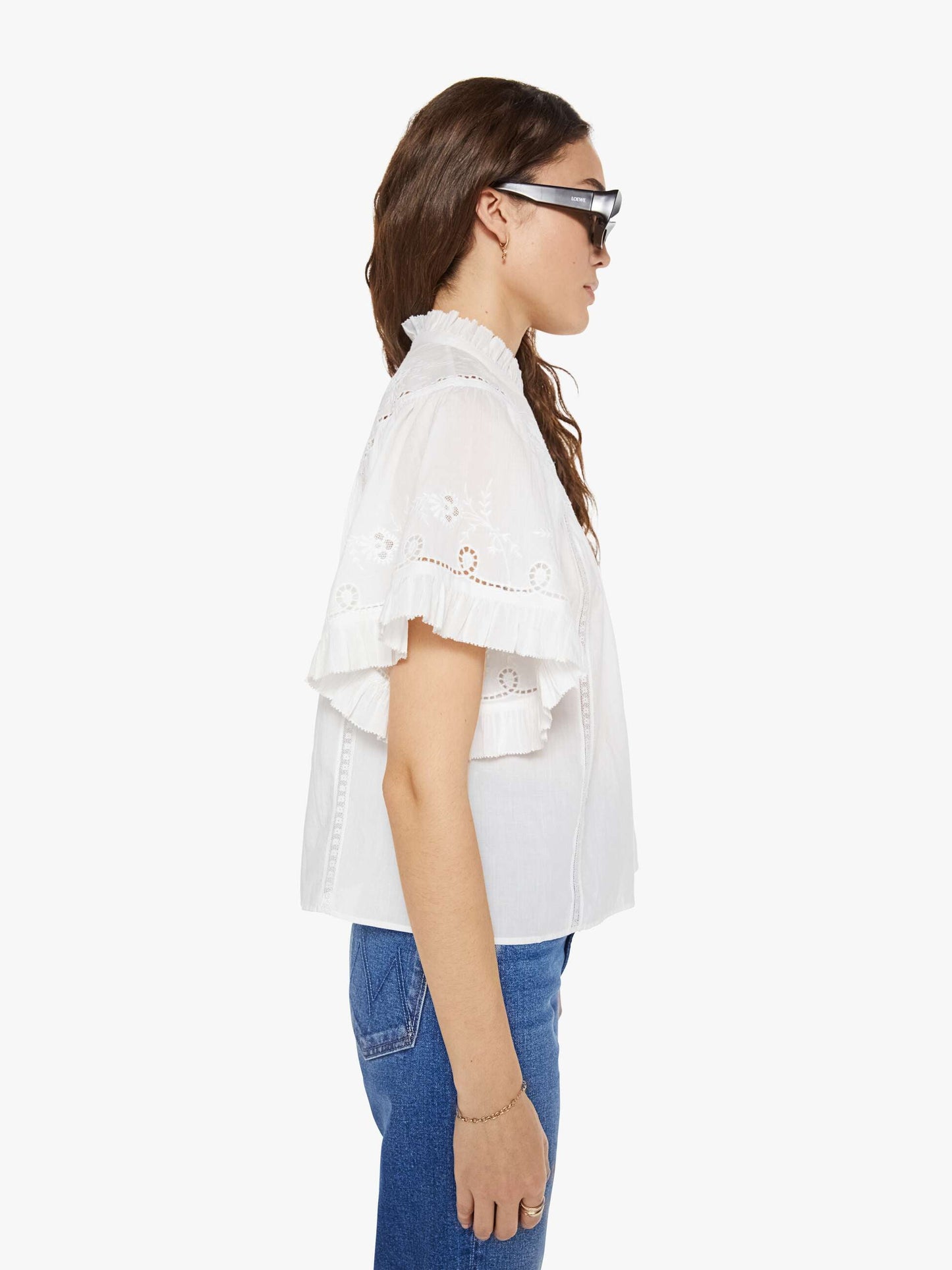 Mother Denim XiRENA Mae Shirt White