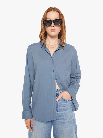 Mother Denim XiRENA Beau Shirt Blue (Medium)
