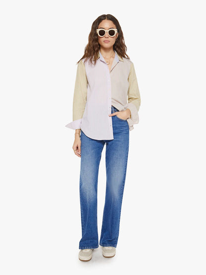 Mother Denim XiRENA Beau Shirt MIXED STRIPE