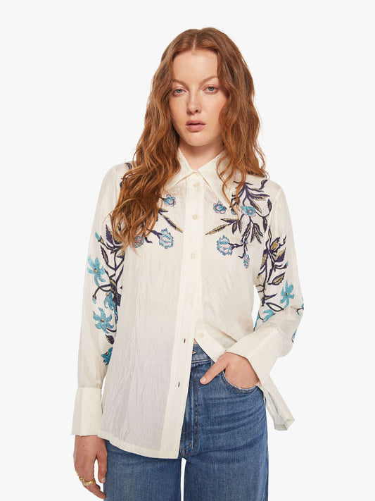 Mother Denim Alix Of Bohemia Dana Shirt MISTED LILY