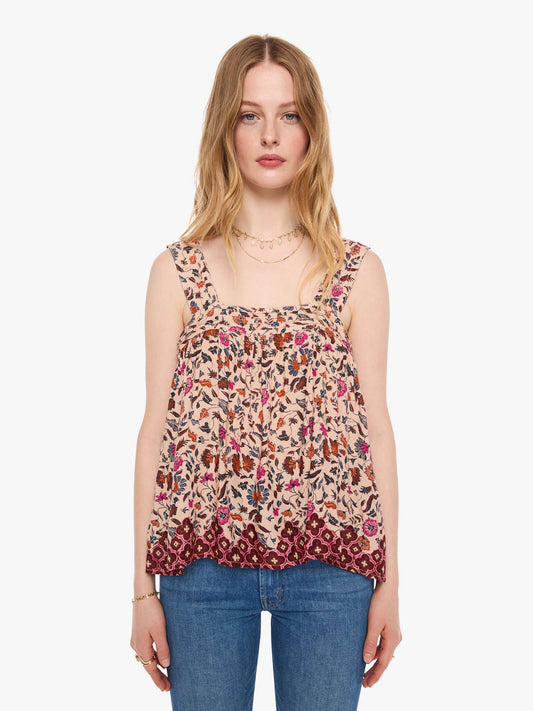 Mother Denim Natalie Martin Jasmine Top WILDFLOWER SPICE
