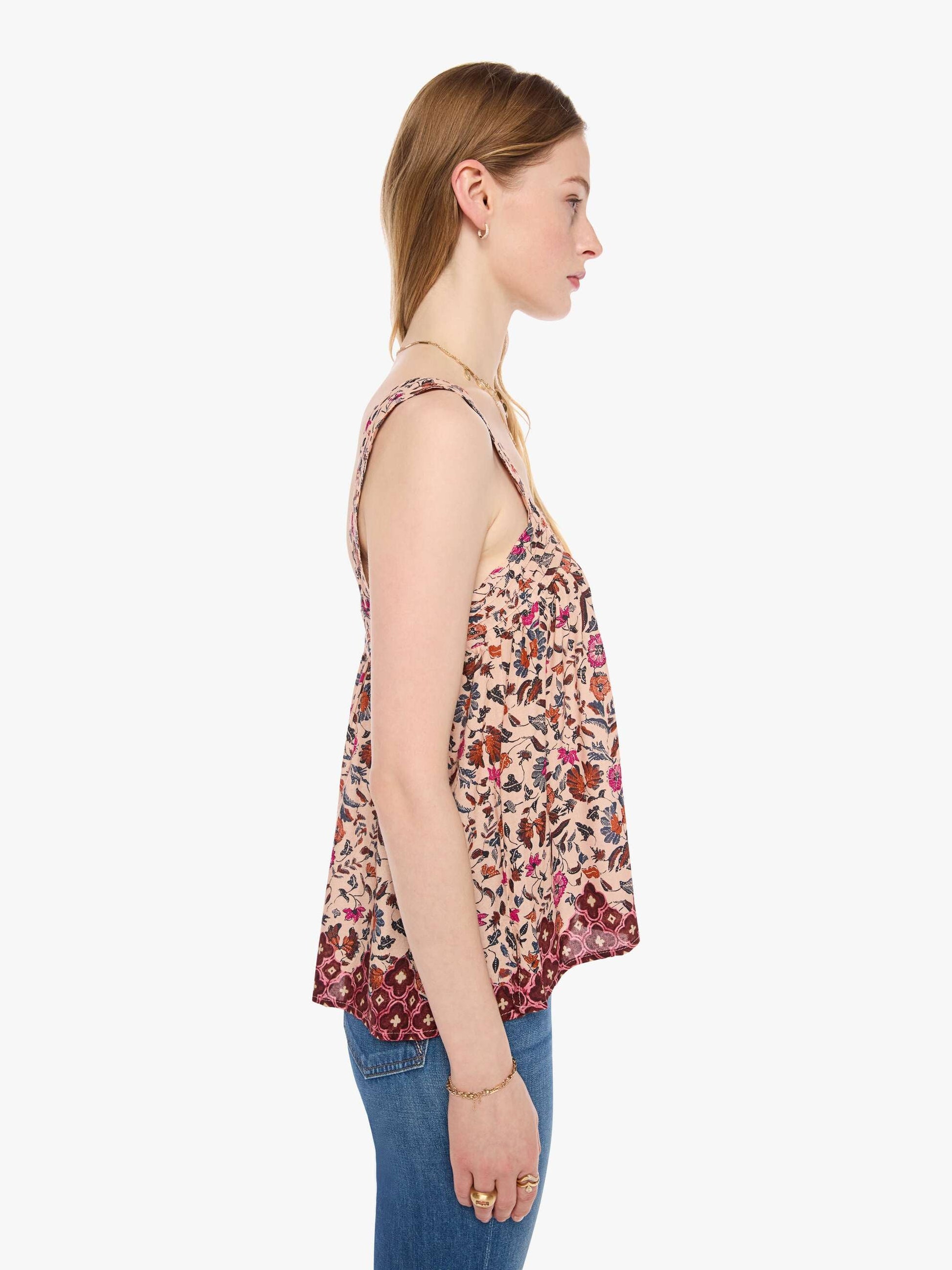Mother Denim Natalie Martin Jasmine Top WILDFLOWER SPICE