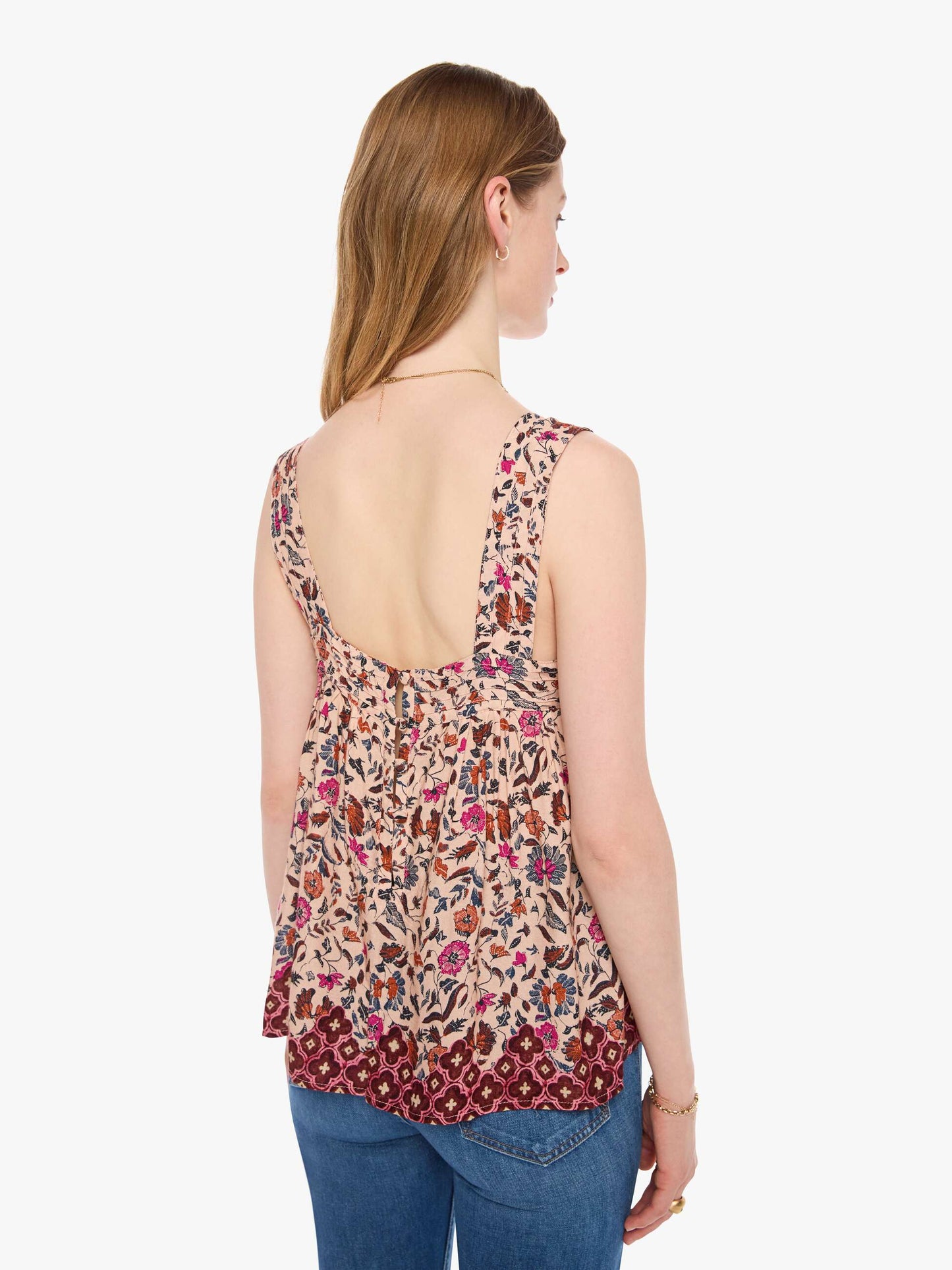 Mother Denim Natalie Martin Jasmine Top WILDFLOWER SPICE