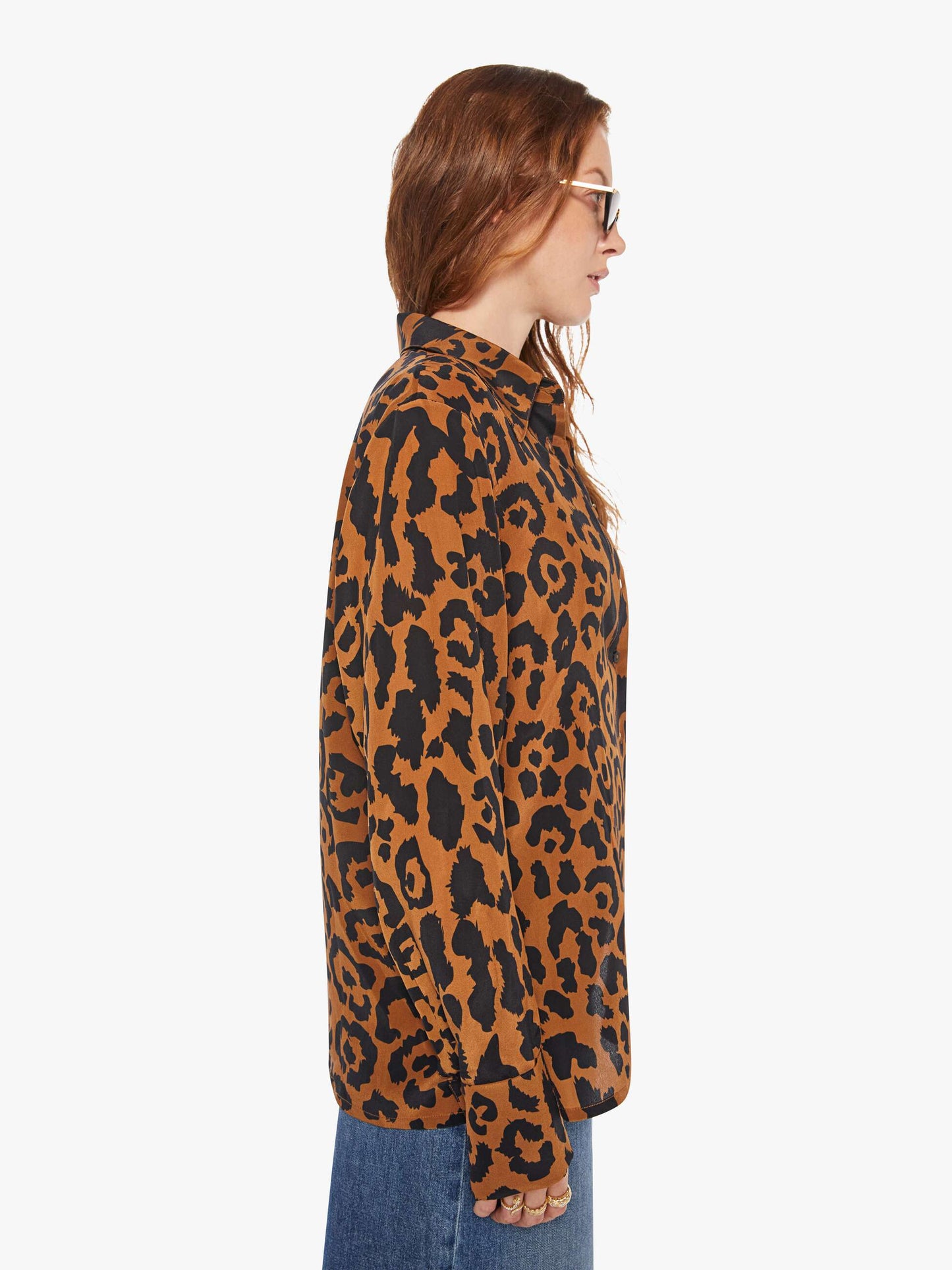 Mother Denim Alix Of Bohemia Dana Shirt LEOPARD