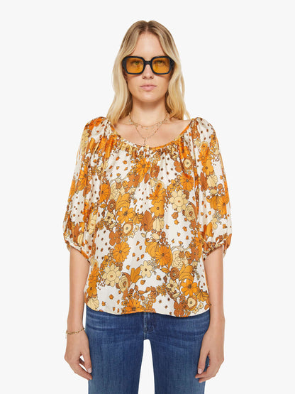 Mother Denim La Prestic Ouiston Moisson Top FLOWER POWER