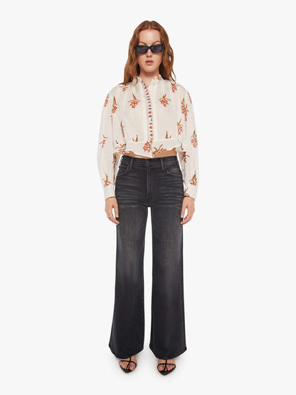 Mother Denim Alix Of Bohemia Ryland Shirt PERSIMMON FLOWER