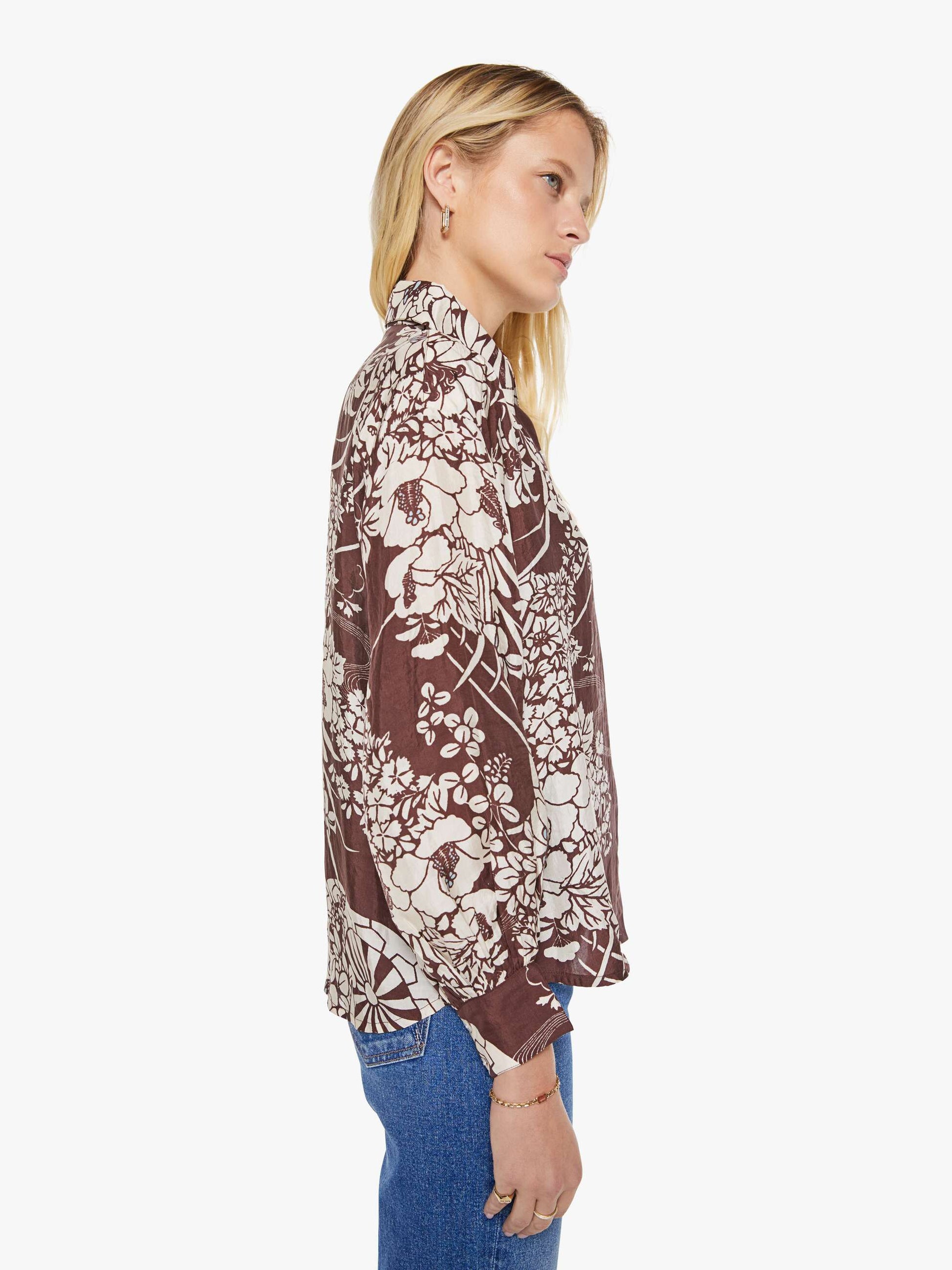 Mother Denim Alix of Bohemia Emery Shirt AUBURN SPOKE