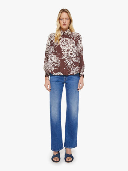 Mother Denim Alix of Bohemia Emery Shirt AUBURN SPOKE