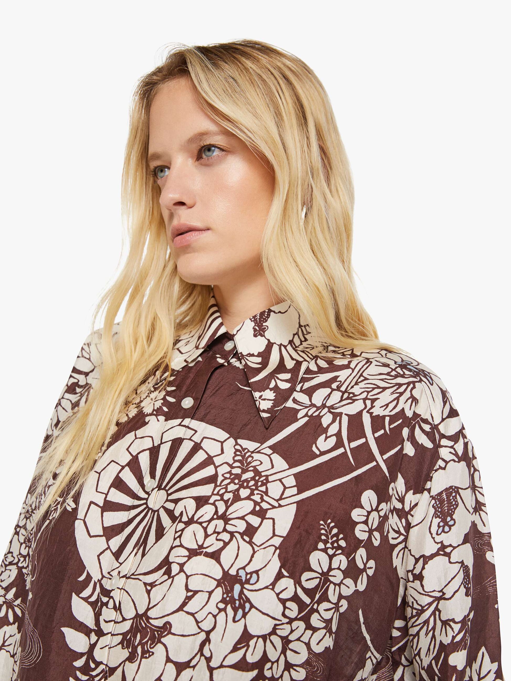 Mother Denim Alix of Bohemia Emery Shirt AUBURN SPOKE