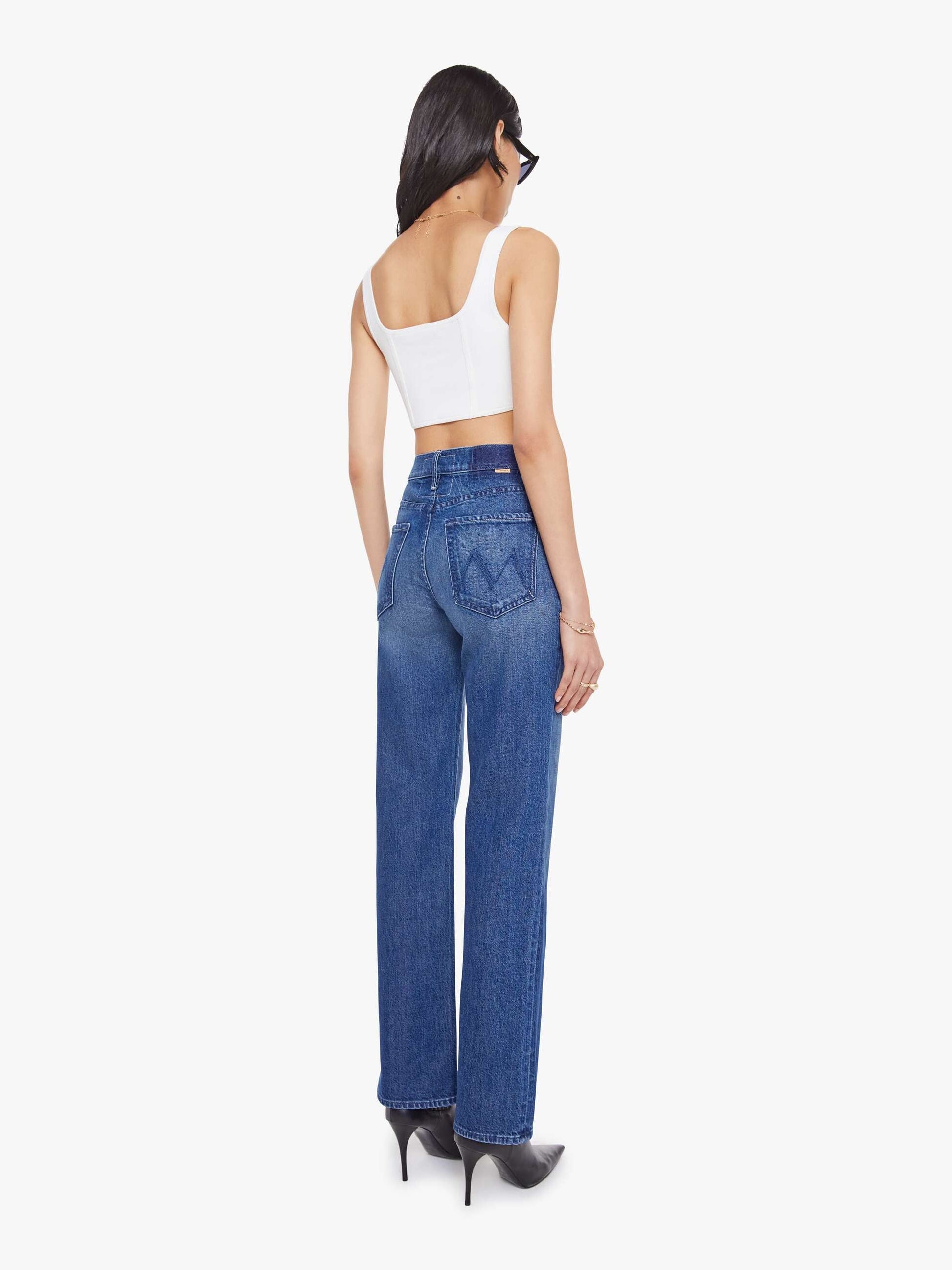 Mother Denim La Prestic Ouiston Liquette Top ROSE MIX