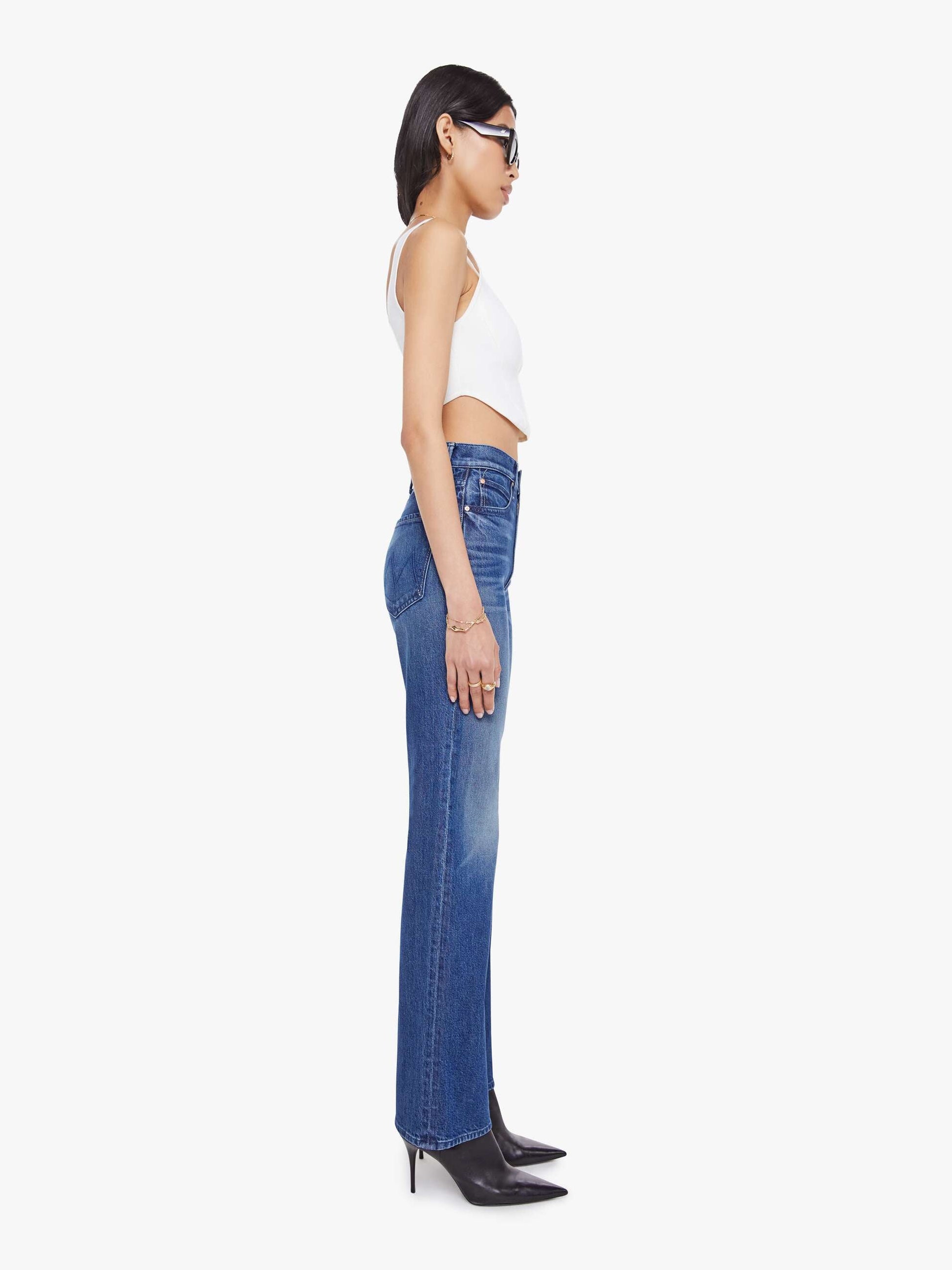 Mother Denim La Prestic Ouiston Liquette Top ROSE MIX