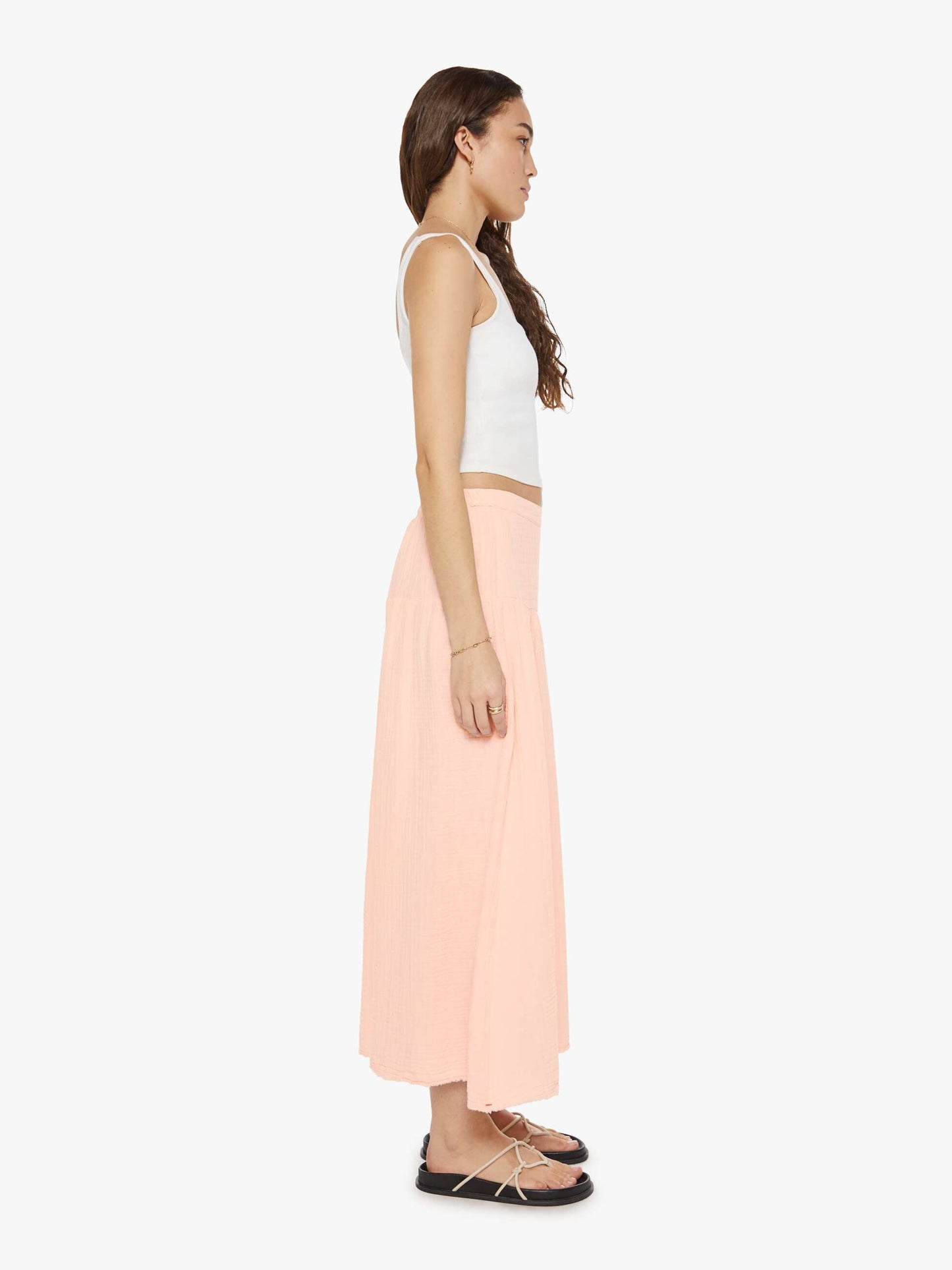 Mother Denim XiRENA Evelyn Skirt PINK DAWN