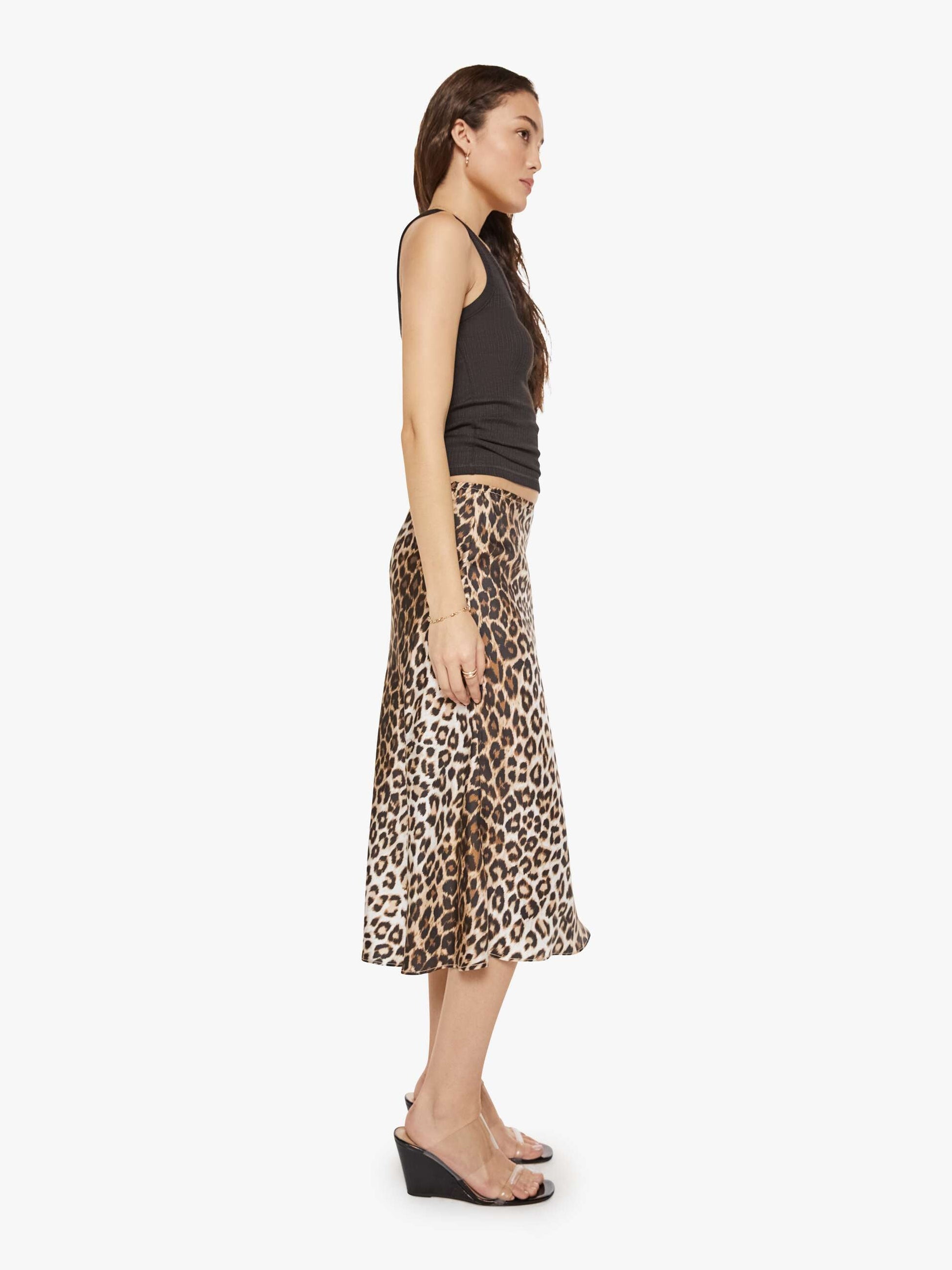 Mother Denim La Prestic Ouiston Nola Skirt PANTHERE