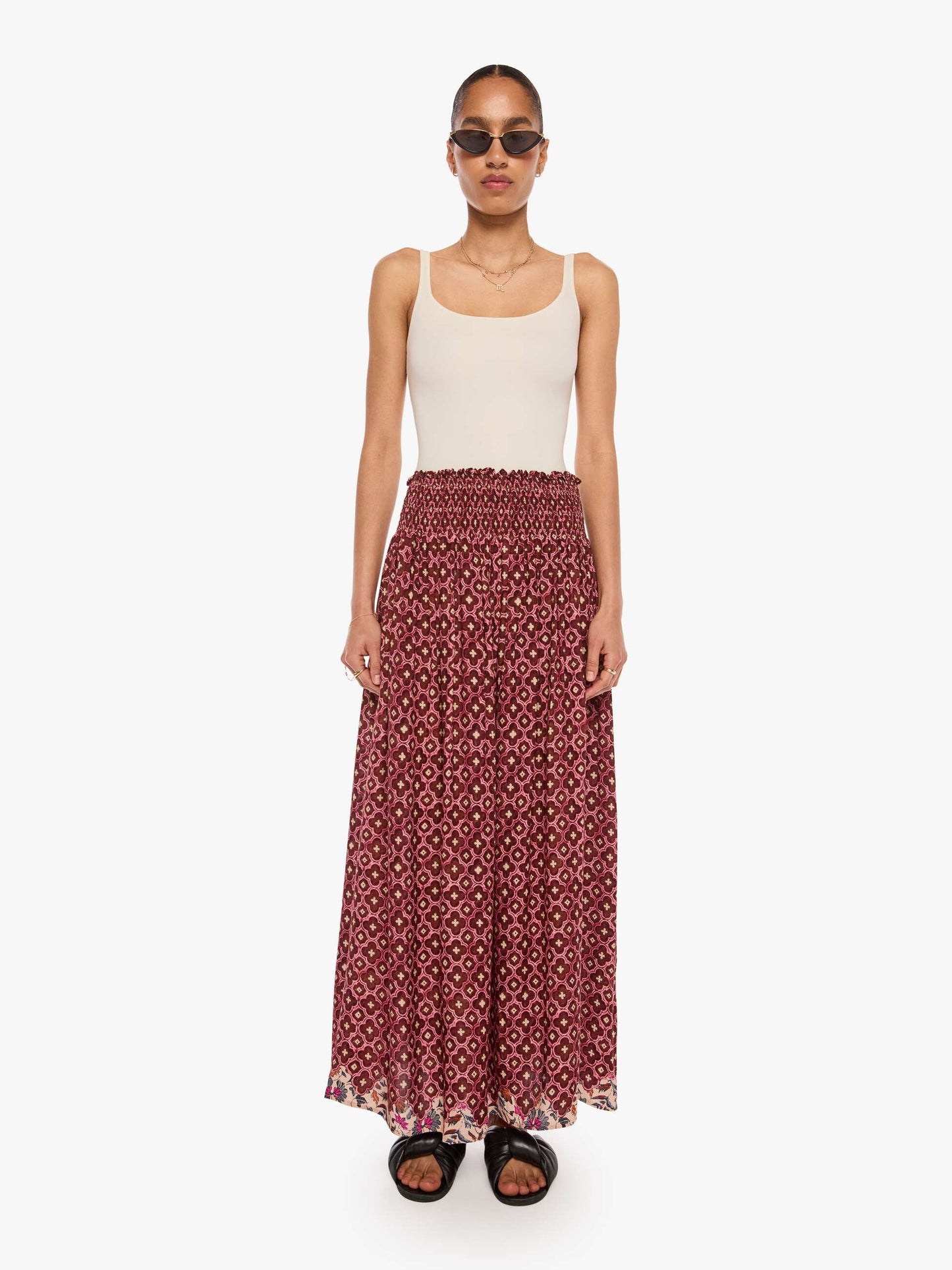 Mother Denim Natalie Martin Bella Skirt MOSAIC SPICE