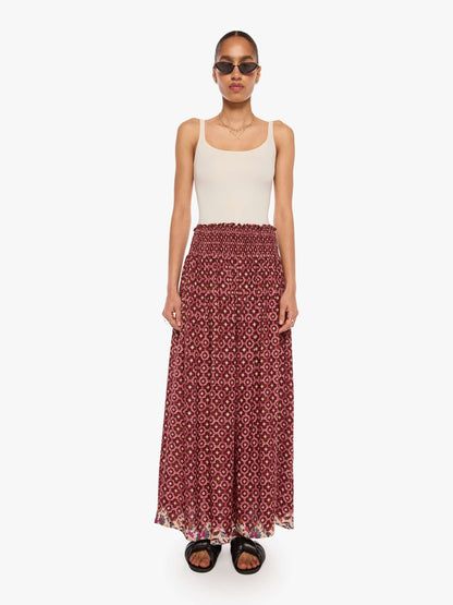 Mother Denim Natalie Martin Bella Skirt MOSAIC SPICE