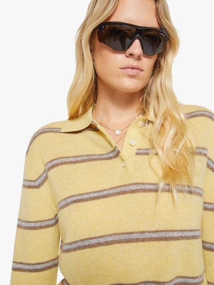 Mother Denim Eterne Barrett Sweater BUTTER STRIPE