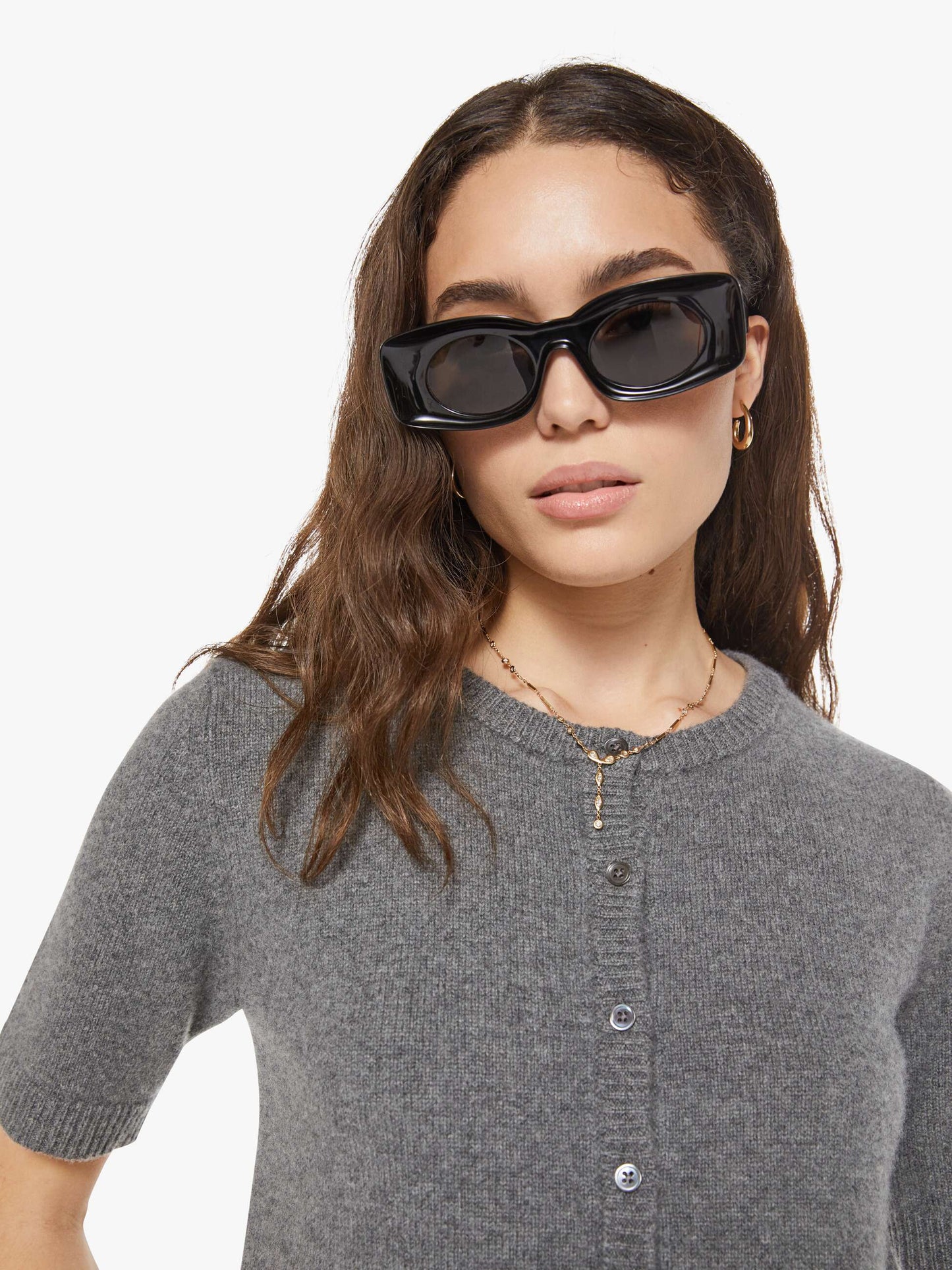 Mother Denim SPRWMN Anita Cardigan Grey