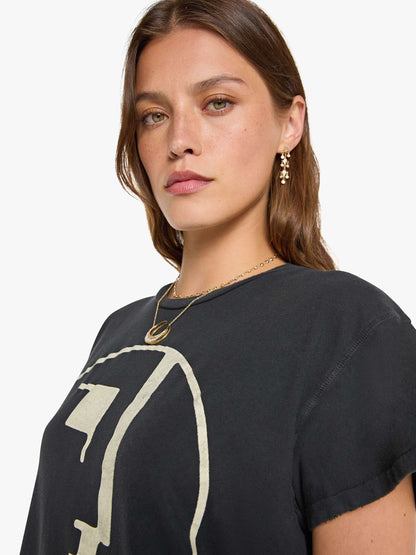 Mother Denim MadeWorn Bauhaus Tee Black (Charcoal)