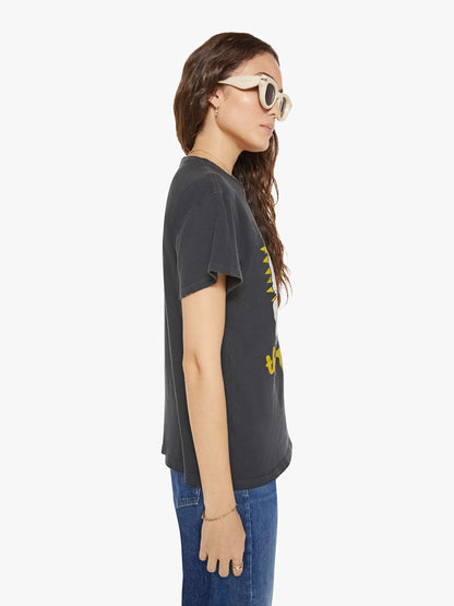 Mother Denim MadeWorn B52S Tee Black (Charcoal)