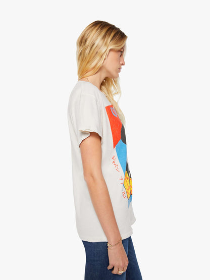 Mother Denim MadeWorn Culture Club Tee White (Natural)