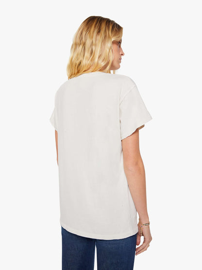 Mother Denim MadeWorn Culture Club Tee White (Natural)