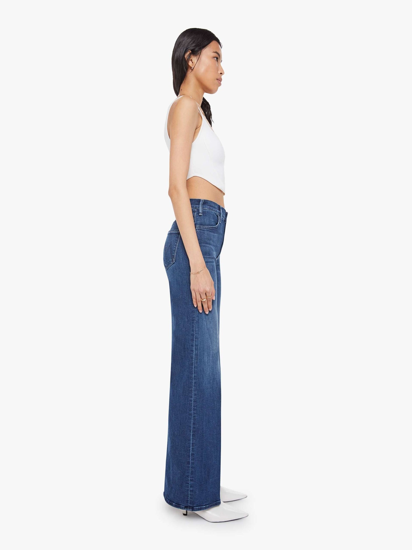 Mother Denim MadeWorn Stevie Nicks Tee Beige (Light)