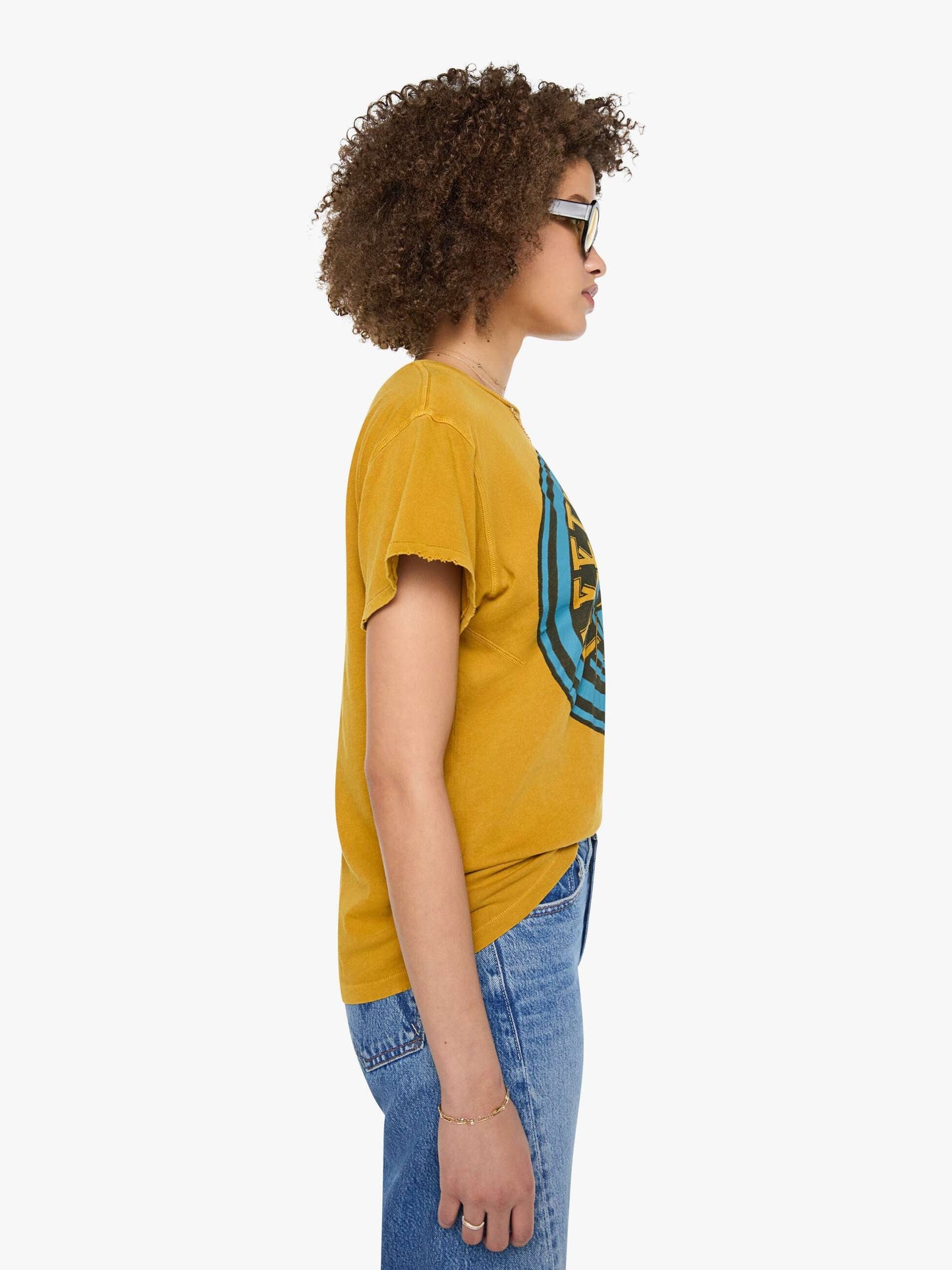 Mother Denim MadeWorn Fleetwood Mac Tee MUSTARD