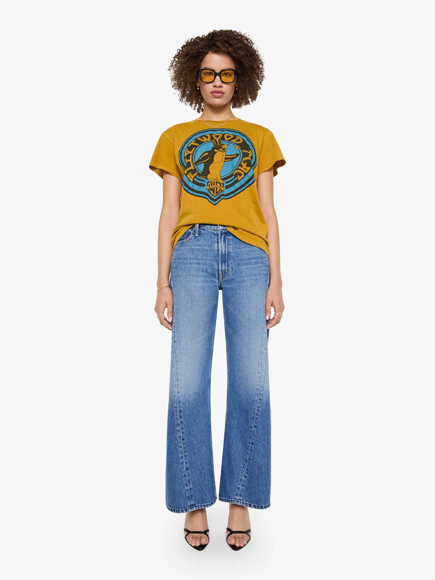 Mother Denim MadeWorn Fleetwood Mac Tee MUSTARD