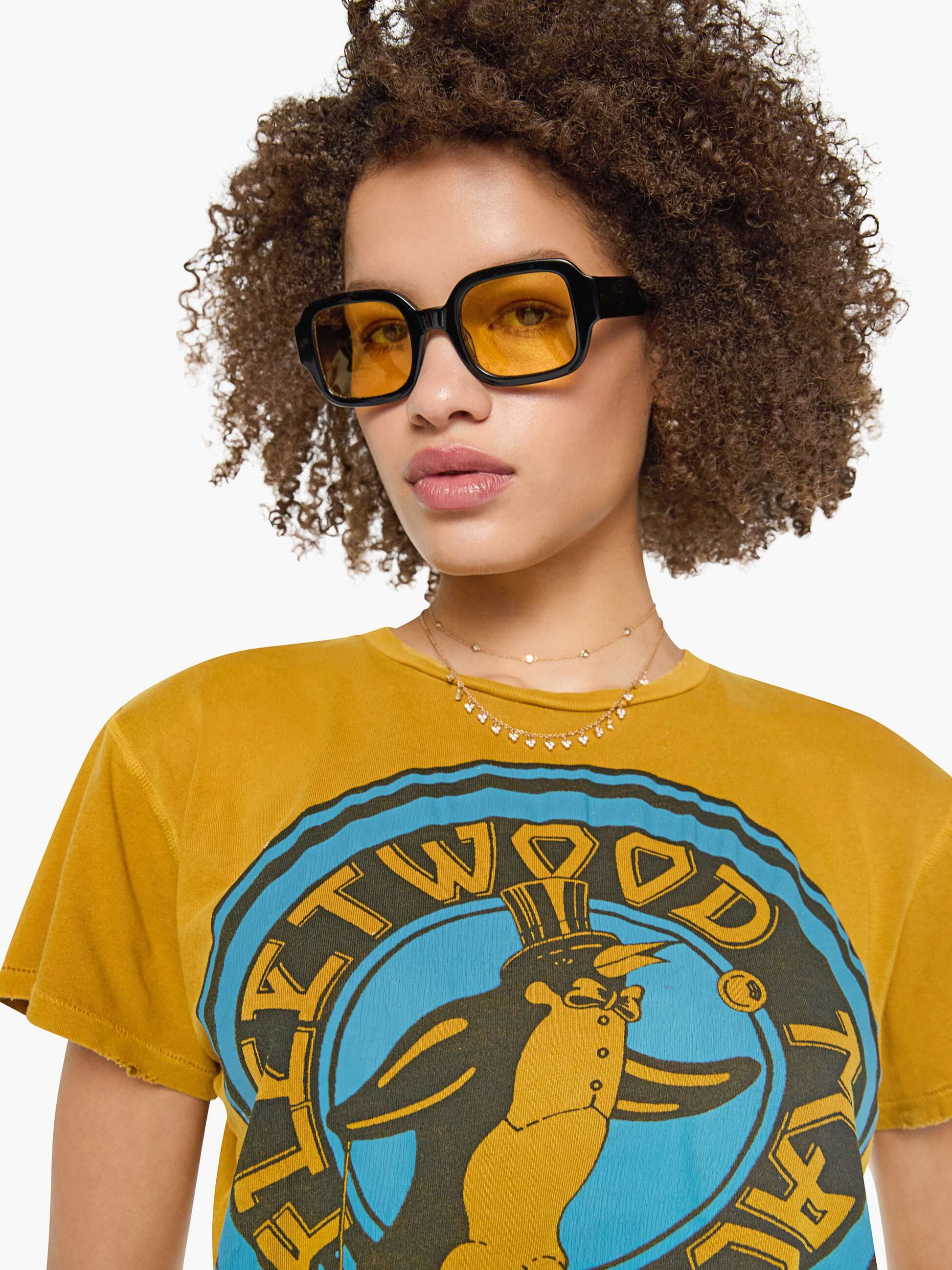 Mother Denim MadeWorn Fleetwood Mac Tee MUSTARD