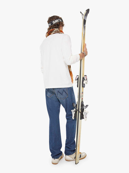 Mother Denim THE MEGA NEAT FIRST ROUND ON ME Blue (Medium)