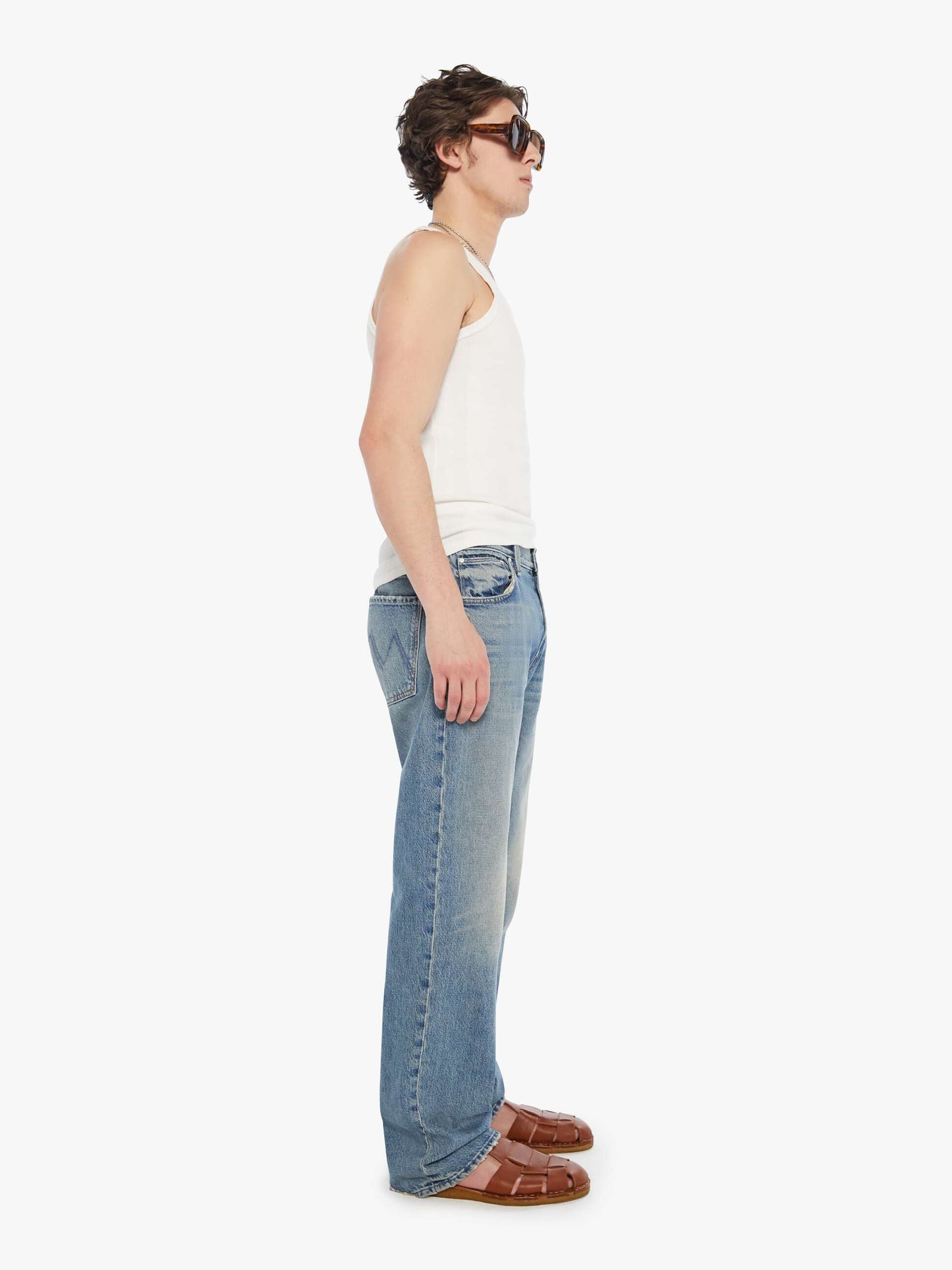 Mother Denim The Big Shot Knuckle Down