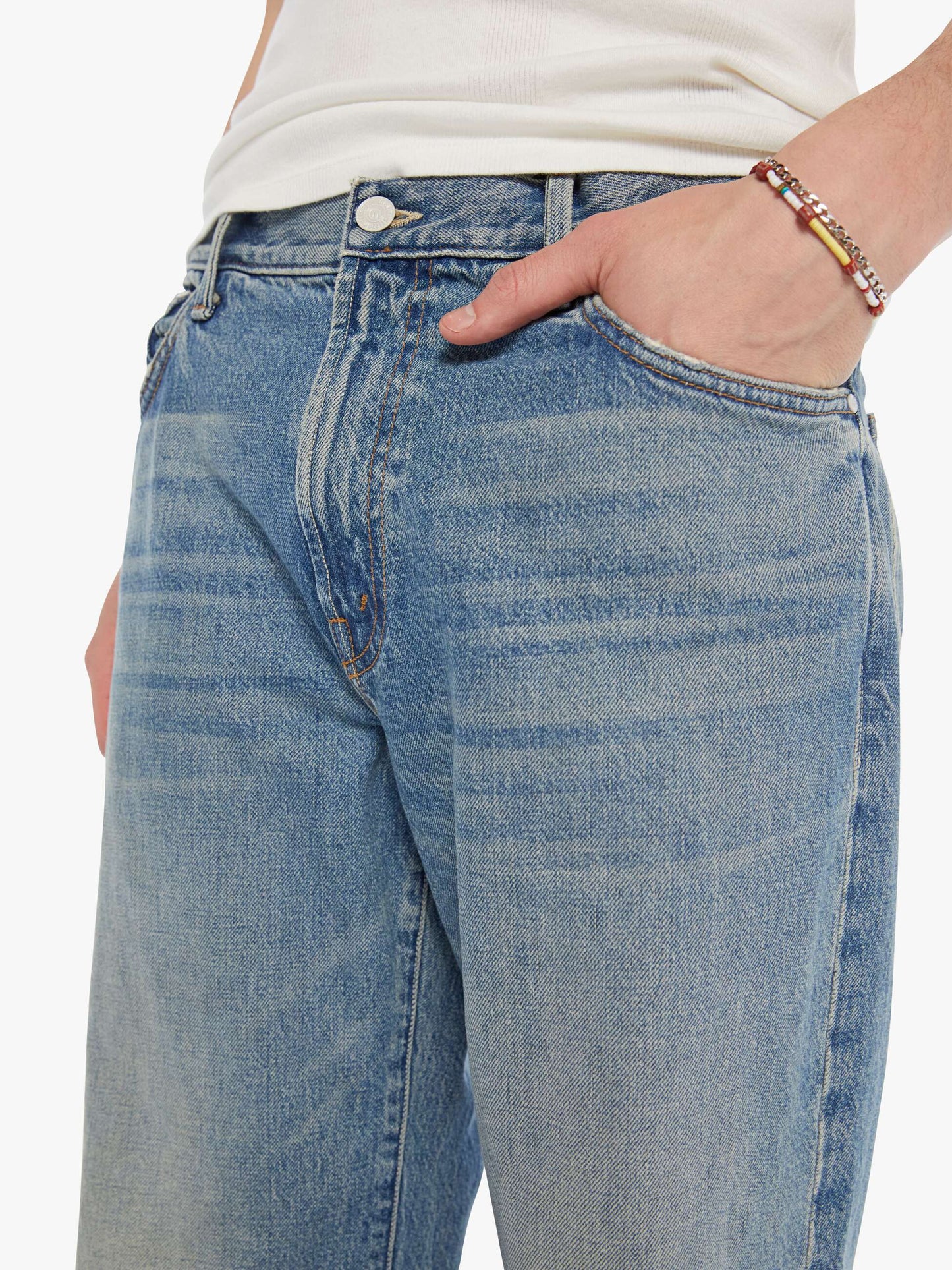 Mother Denim The Big Shot Knuckle Down