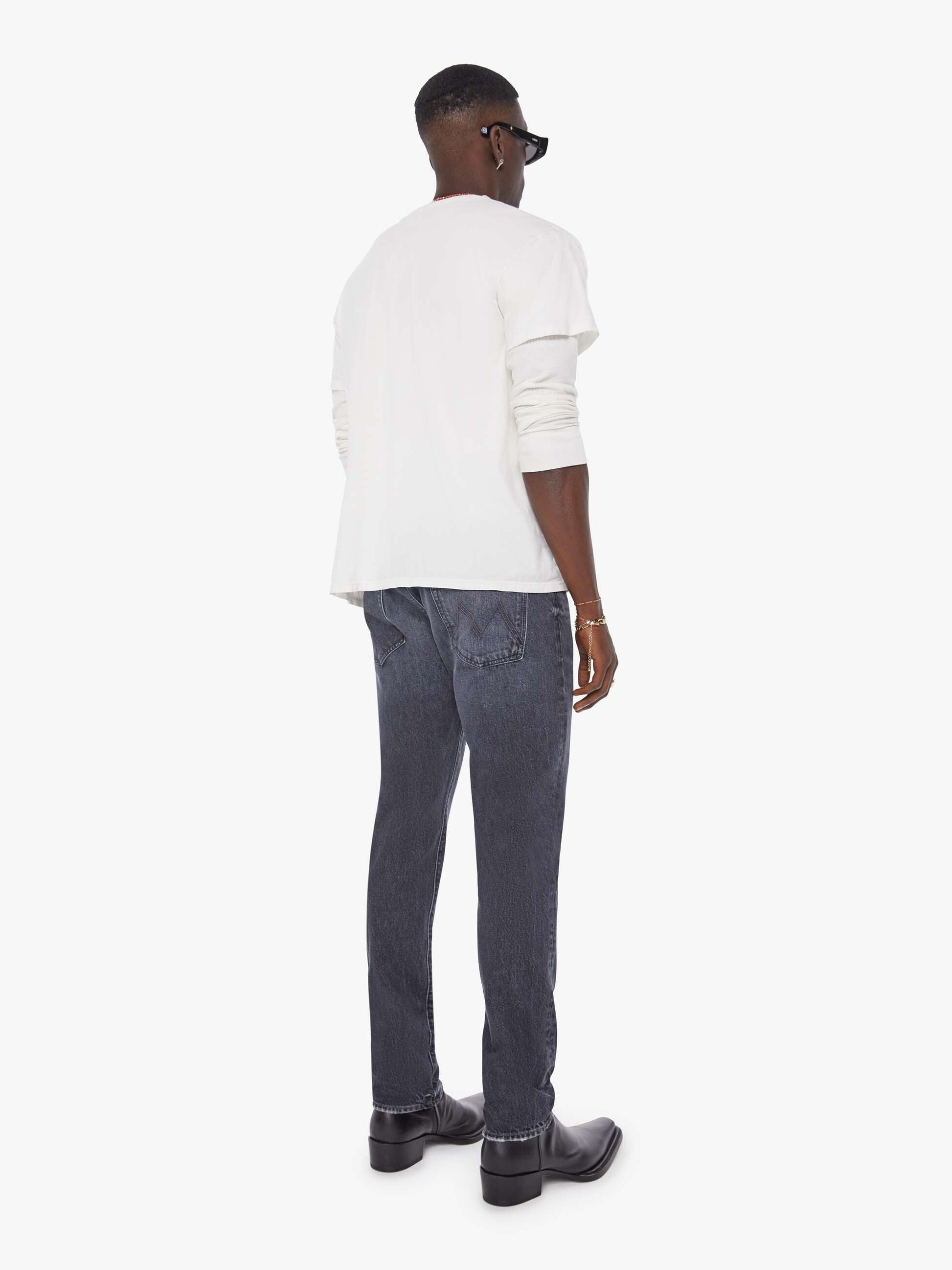 Mother Denim The Mega Neat Black