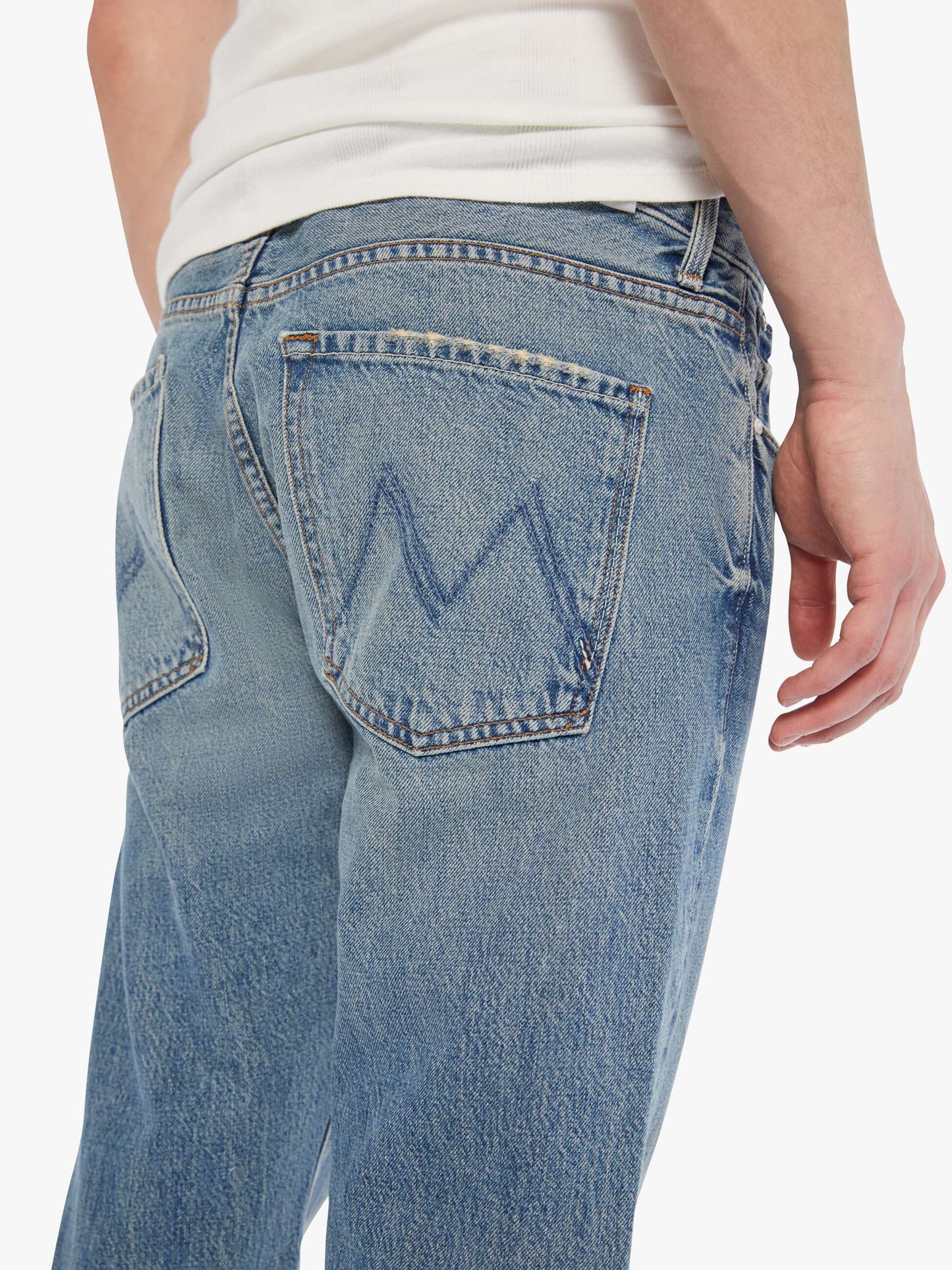 Mother Denim The Mega Neat Knuckle Down