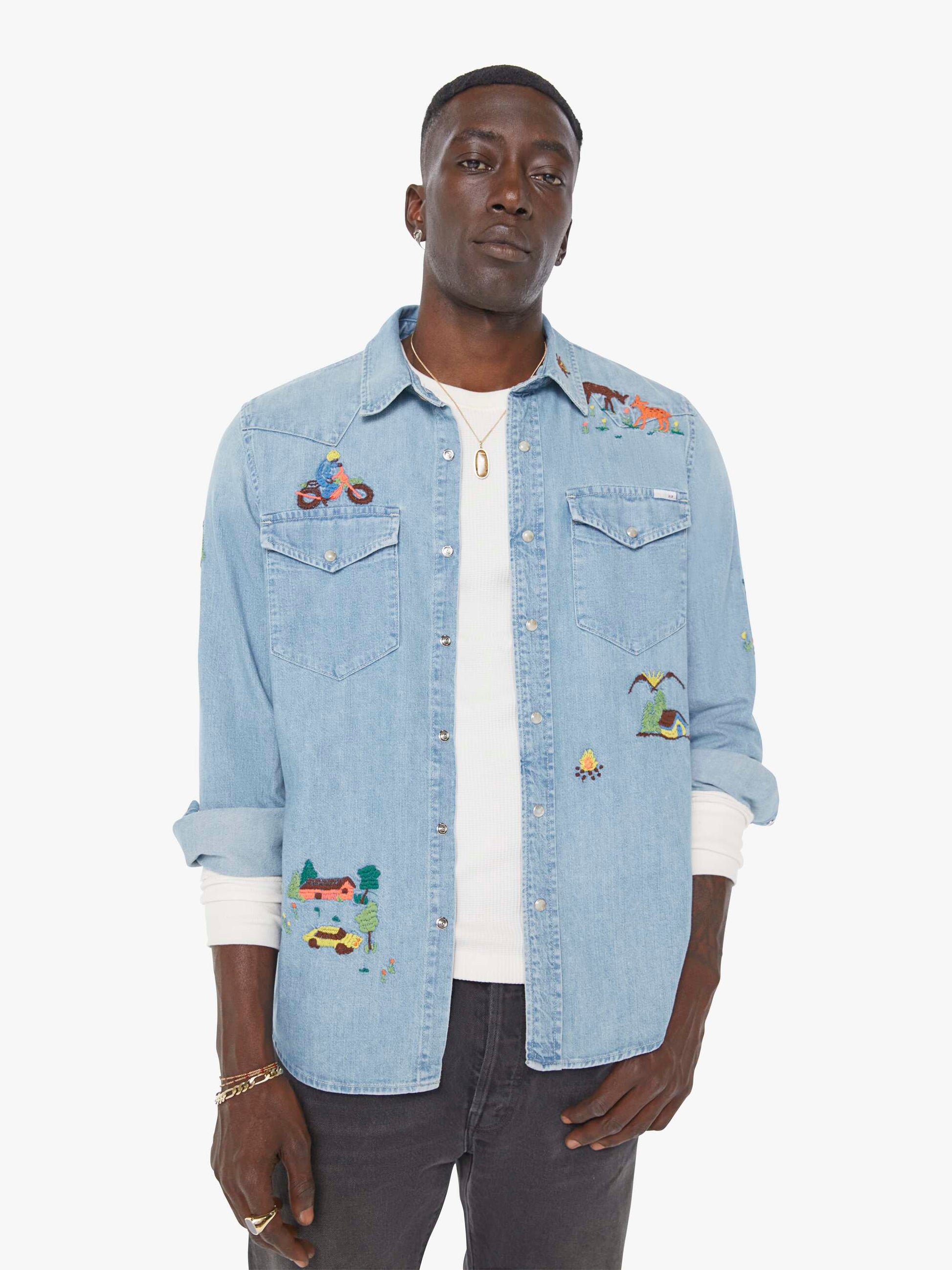 Mother Denim The City Slicker Blue (Light-Pastel)