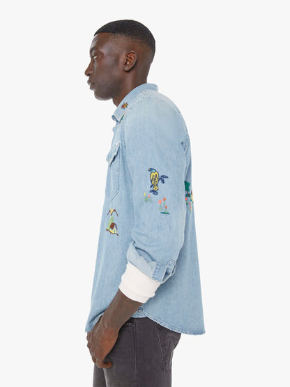 Mother Denim The City Slicker Blue (Light-Pastel)