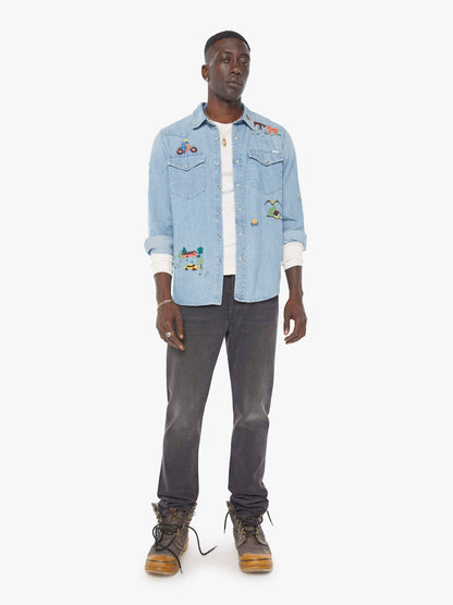Mother Denim The City Slicker Blue (Light-Pastel)