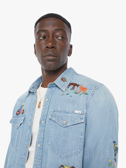 Mother Denim The City Slicker Blue (Light-Pastel)